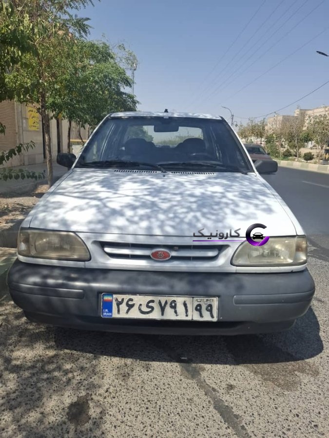 پراید مدل ۹۰ بی رنگ
