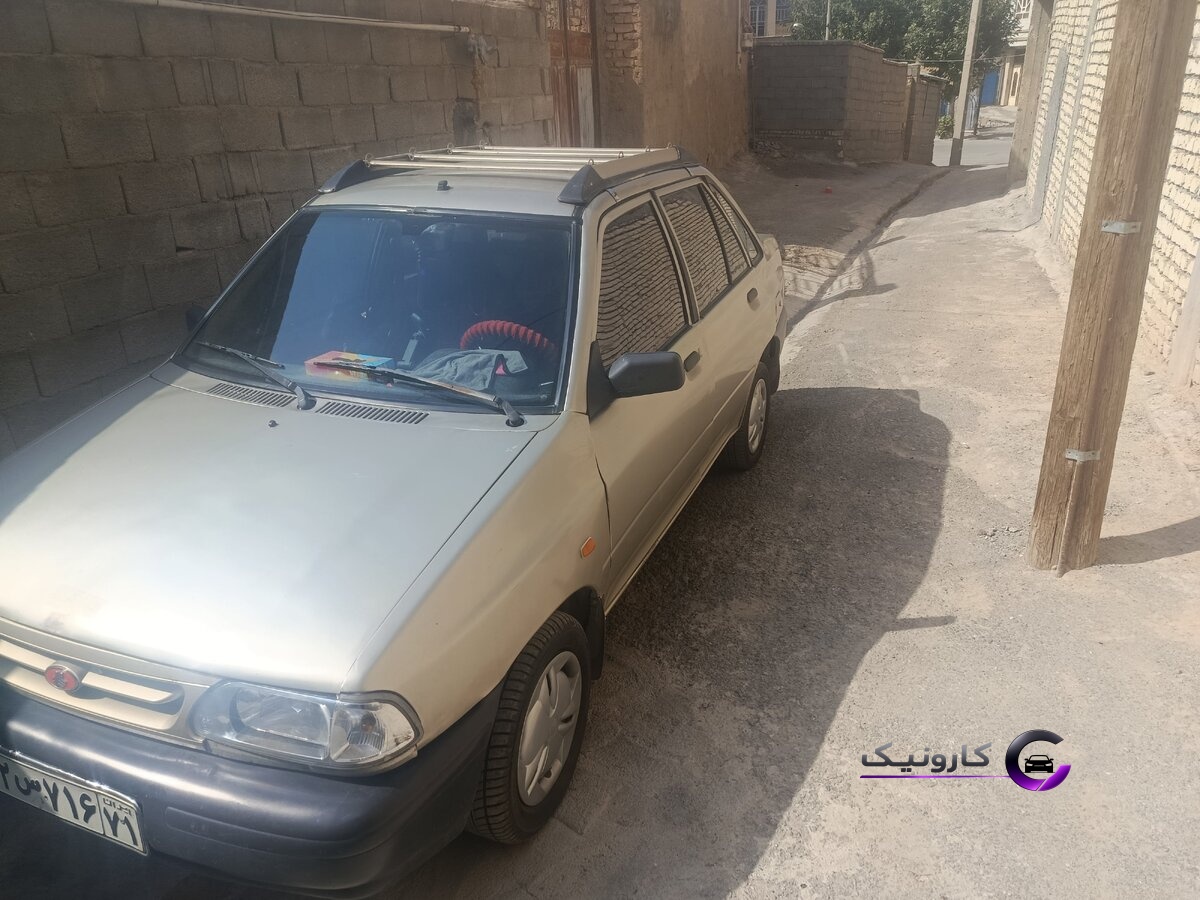 پراید دوگانه سوز شرکتی دور رنگ کامل شاسی ها سالم